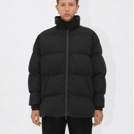 보테가 베네타 코튼 다운 자켓 - 블랙