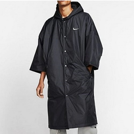 FEAR OF GOD x NIKE 나일론 후디드 파카 롱점퍼