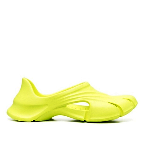 발렌시*가 블랙 몰드 클로즈 샌들 - 형광