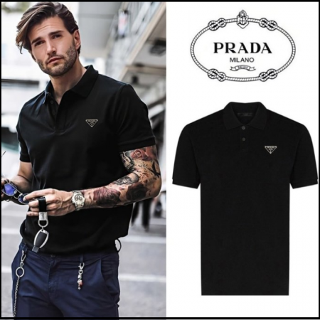 PRADA 사피아노 PK 폴로 커플 카라티