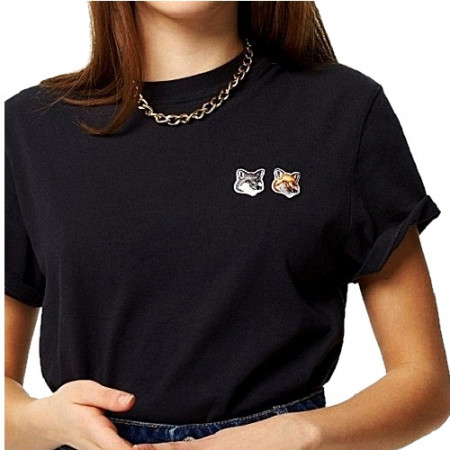 메종키*네 더블 폭스헤드 티셔츠