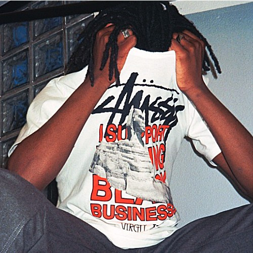 오프화** x 스투시 ISYBB 크루넥 티셔츠