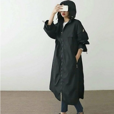 몽클** 워싱턴 바람막이 - 블랙