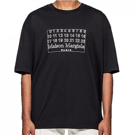메종 마르지** 넘버로고 오버핏 티셔츠