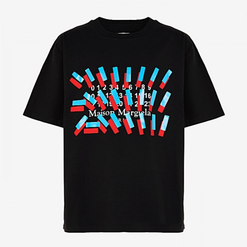 메종 마르지** 테이프로고 티셔츠