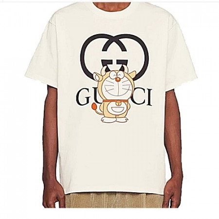 구* X도라에몽 카우에몬 반팔 티셔츠