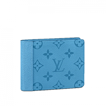 루이** 타이가라마 데님 블루 멀티플 월릿