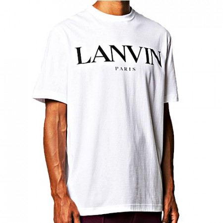 랑* LANVIN 로고 프린트 티셔츠