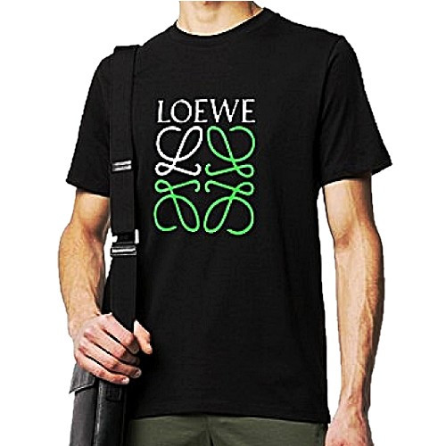 로에베 LOEWE 로고 프린트 크루넥 티셔츠