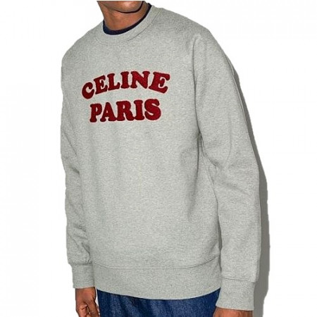 셀린느 CELINE 파리 로고패치 크루넥 맨투맨 (2color)