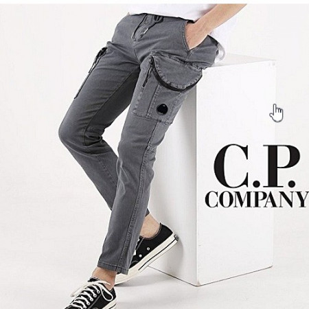 C.P. COMPANY 테슬 슬림 스트레이트 팬츠
