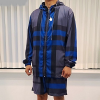버*리 BURBERRY 라인체크 후드 집업 셋업 SET