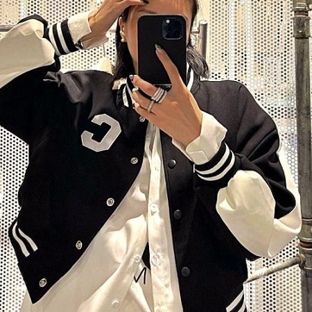 셀*느 C로고 스타디움 점퍼