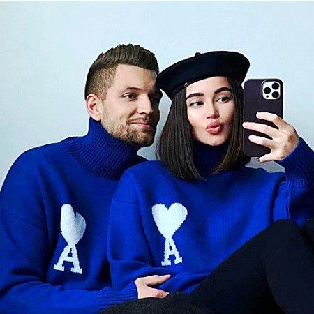 아미 AMI 드 꾀흐 빅하트 메리노울 터틀넥 (4color)