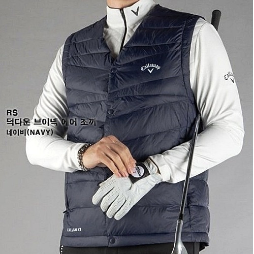 (국내배송) 캘*웨이 CALLAWAY 덕다운 브이넥 에어 베스트