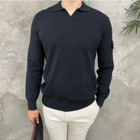 스톤아일랜드 캐시카라 - 블랙