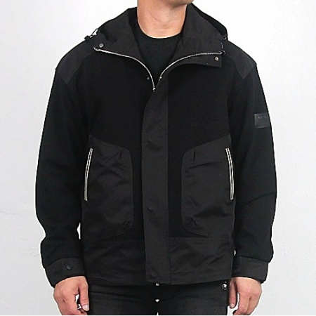 버*리 우븐 투톤 윈드스토퍼 자켓