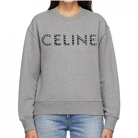 셀린느 CELINE 스터드 로고 맨투맨