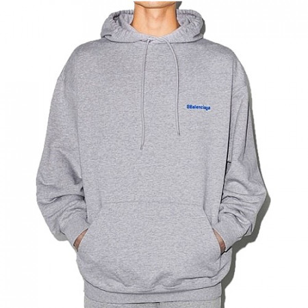 발렌시*가 BALENCIAGA BB 로고 자수 후드