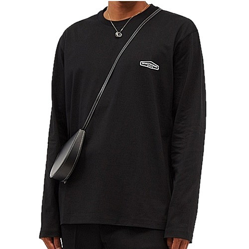 WOOYOUNGMI 우영미 백로고 롱슬리브 티셔츠