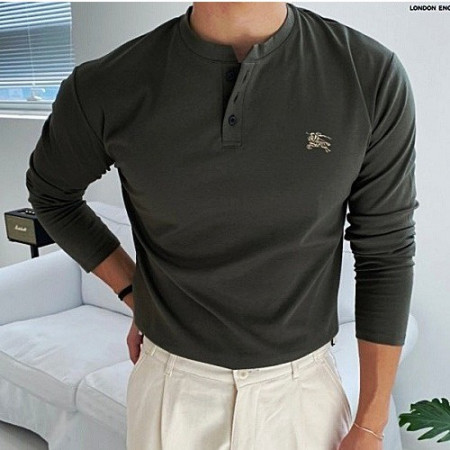 버버리 BURBERRY 3버튼 헨리넥 롱슬리브 (9color)