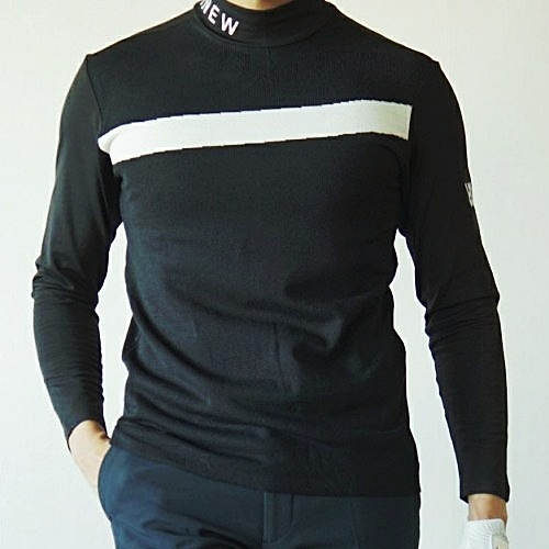 (국내배송) 어뉴 ANEW 로고 니트 반폴라