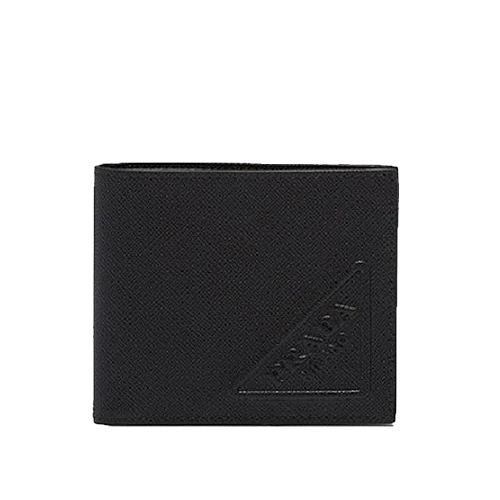 프라다 사피아노 가죽 반지갑 블랙 2MO513