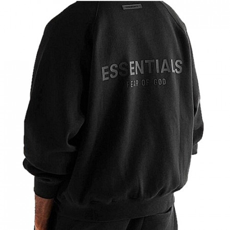 FERA OF GOD 에센셜 리플렉티브 백로고 스웻 셔츠
