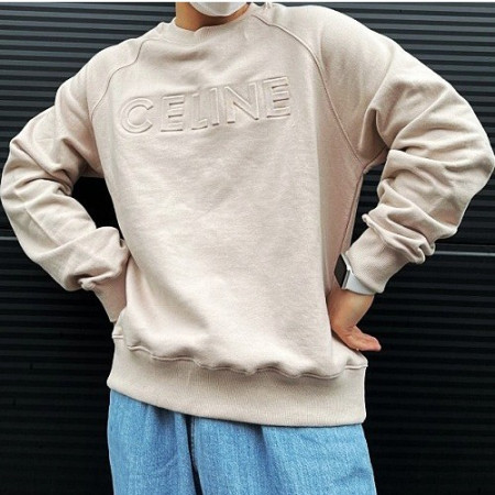 셀*느 CELINE 엠보 로고 맨투맨