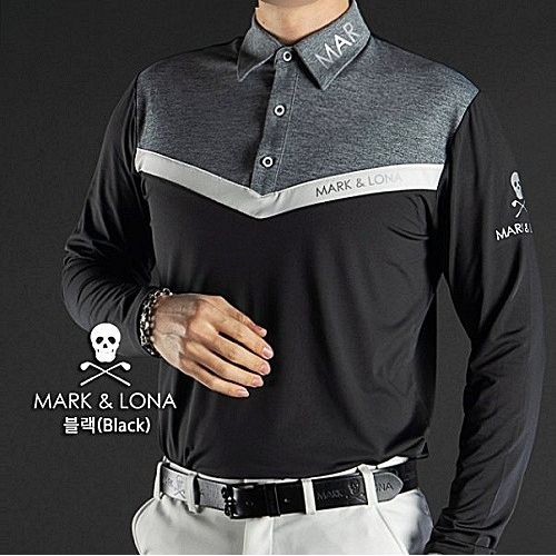 MARK & LONA 라글란 레터링 포인트 셔츠