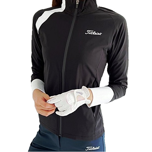 (국내배송) 타이틀리*트 배색 로고 바람막이 자켓