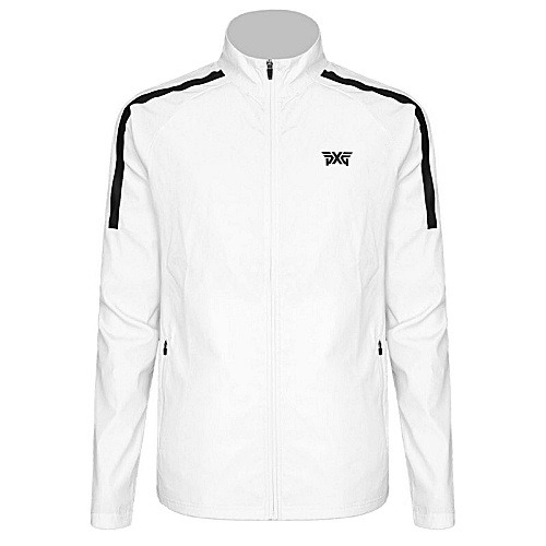 (국내배송) P*G GOLF 로고 라인 바람막이 자켓