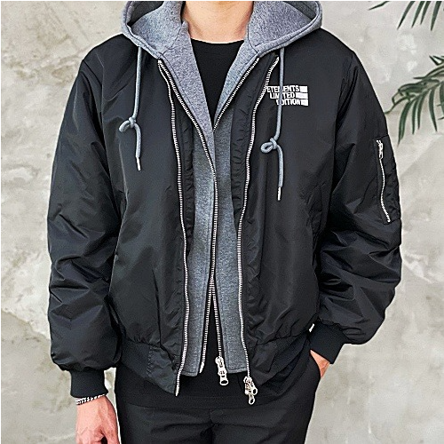 베*멍 리미티드 에디션로고 항공점퍼