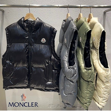 몽클*어 유광 패딩조끼