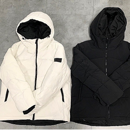 버*리 암패치 숏패딩