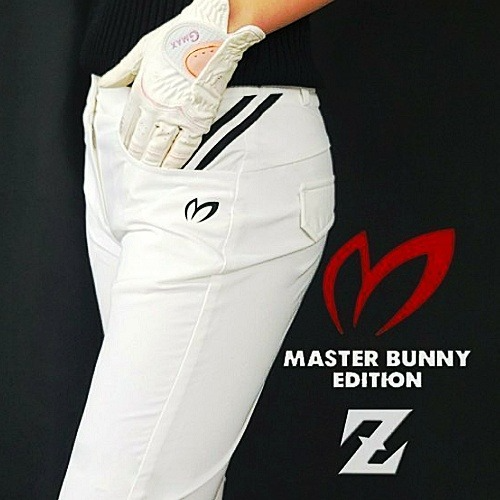 (국내배송) 마스터*니 MASTER & BUNNY 투라인 레터링 텐션 팬츠