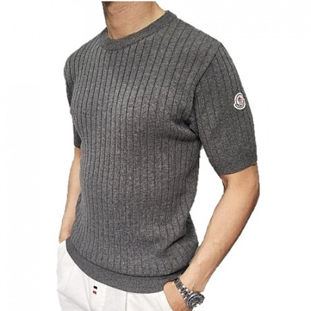 몽클*어 MONCLER 골지 라운드 숏슬리브 니트