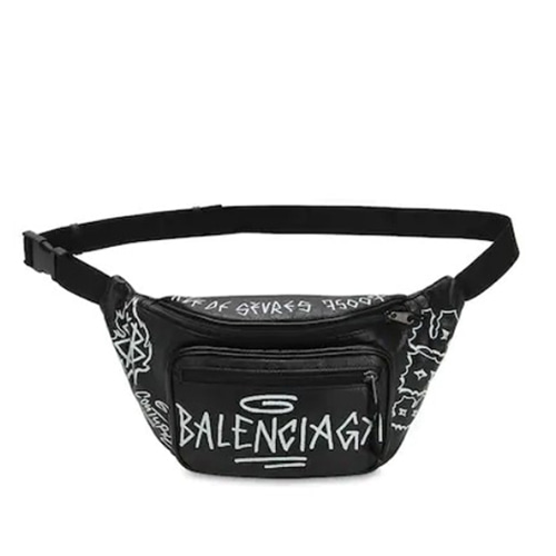발렌시아가 그래피티 벨트백
