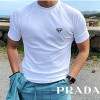 프*다 PRADA 머슬 텐션 크루넥 티셔츠