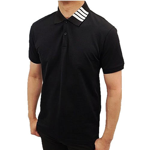 톰브*운 THOMBROWNE 넥완장 반팔 카라 티셔츠