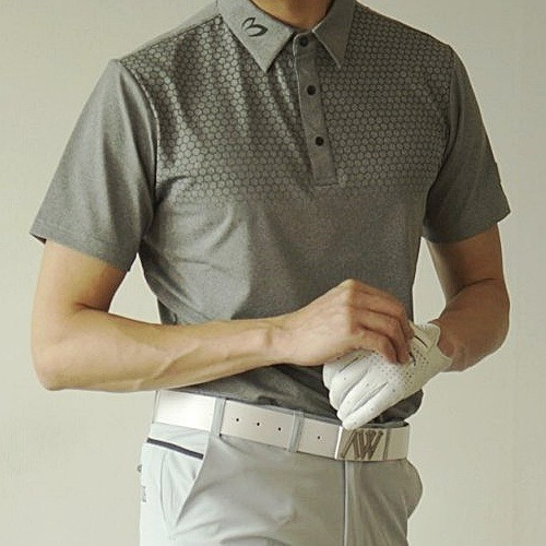 (국내배송) 마스터*니 MASTER & BUNNY 패턴 카라 티셔츠