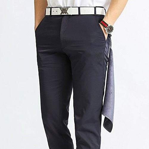 어* ANEW 에센셜 자수 로고 팬츠